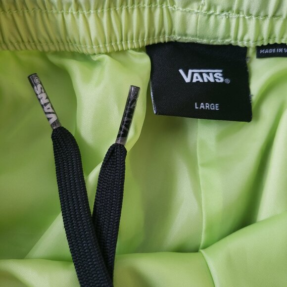 VANS Off The Wall BMX Skate Track Pants Joggers Checkers Neon Yellow Green *note - Picture 5 of 15